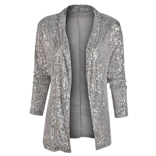 Blazer vest met glinsterende pailletten - Fien