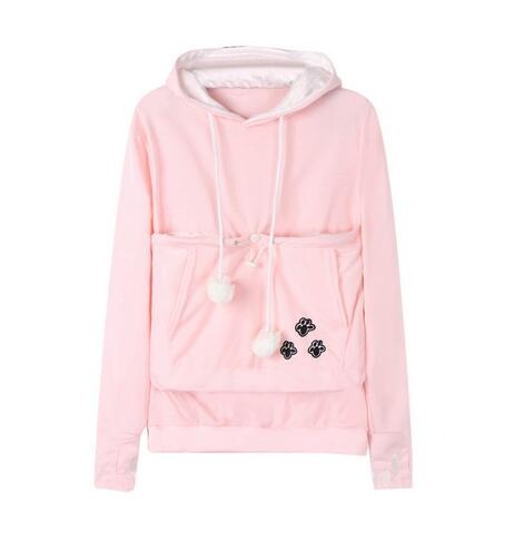 Stijlvolle hoodie met dieren buidel - Rita