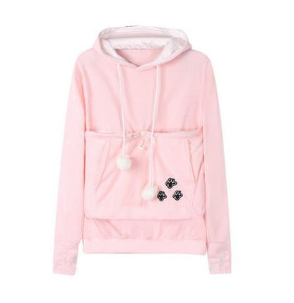 Stijlvolle hoodie met dieren buidel - Rita