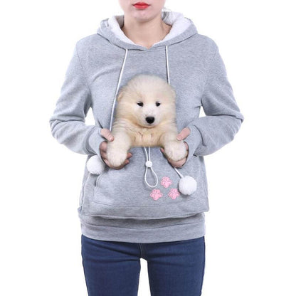 Stijlvolle hoodie met dieren buidel - Rita