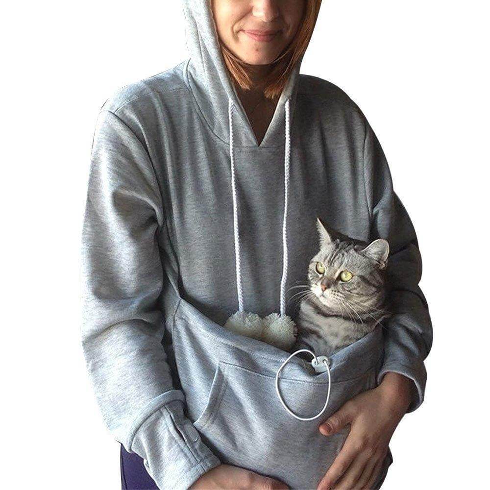 Stijlvolle hoodie met dieren buidel - Rita