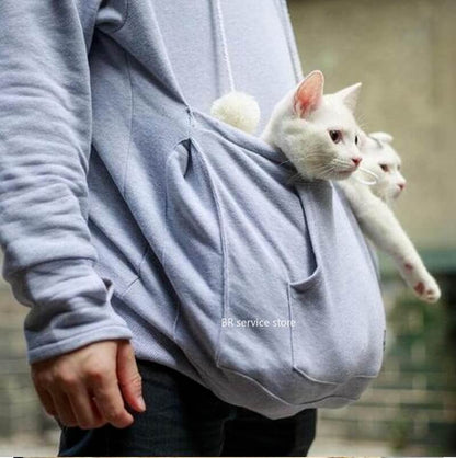 Stijlvolle hoodie met dieren buidel - Rita
