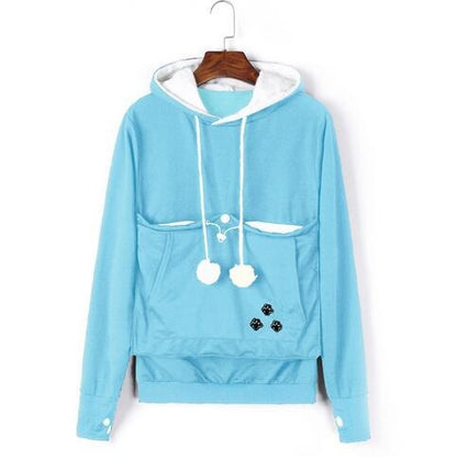Stijlvolle hoodie met dieren buidel - Rita