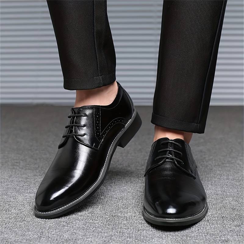 Leren heren schoenen, Stijlvol en chique - Merten