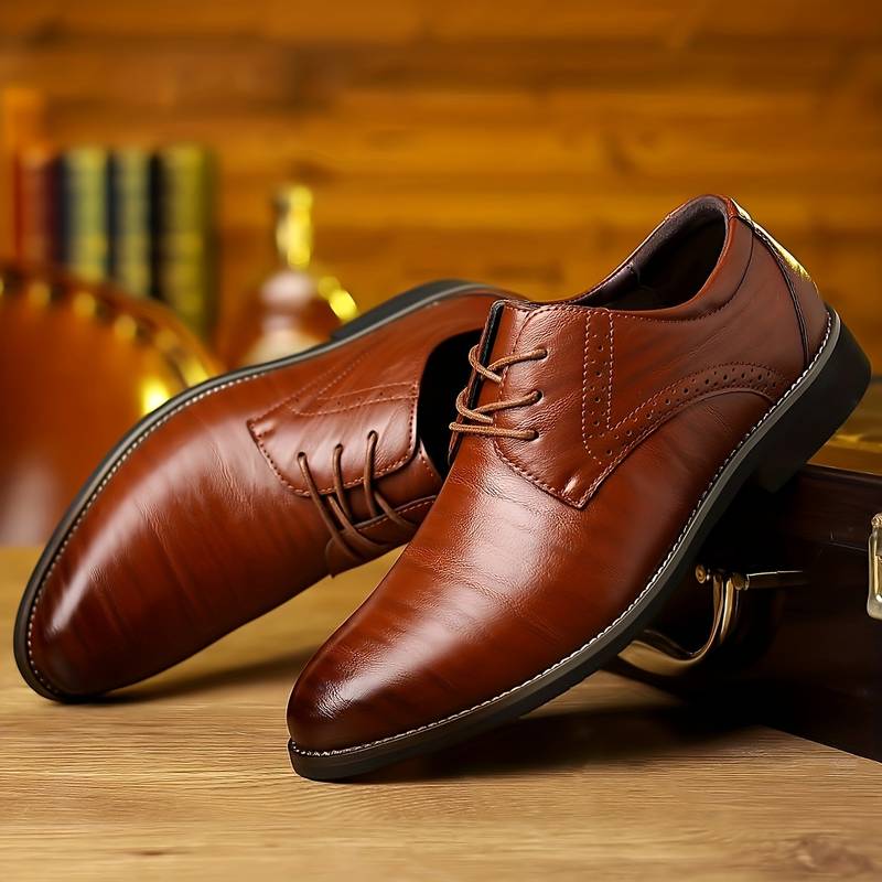 Leren heren schoenen, Stijlvol en chique - Merten