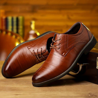 Leren heren schoenen, Stijlvol en chique - Merten