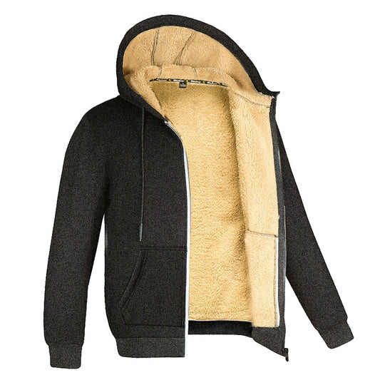 Heren Fleece Vest Met Bontvoering - James