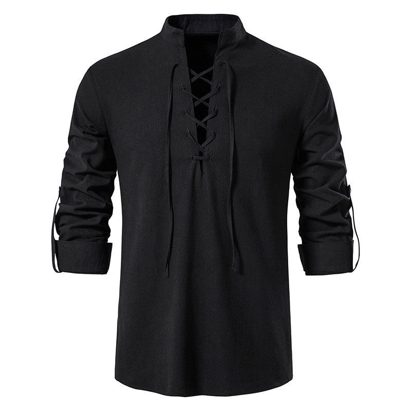 Katoenen vest met v- hals - Francesco