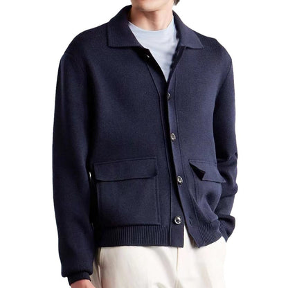 Men's wool cardigan - Rutger