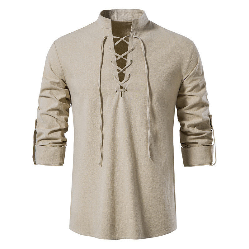 Katoenen vest met v- hals - Francesco