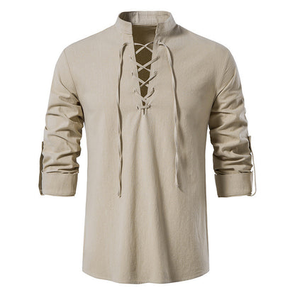 Katoenen vest met v- hals - Francesco