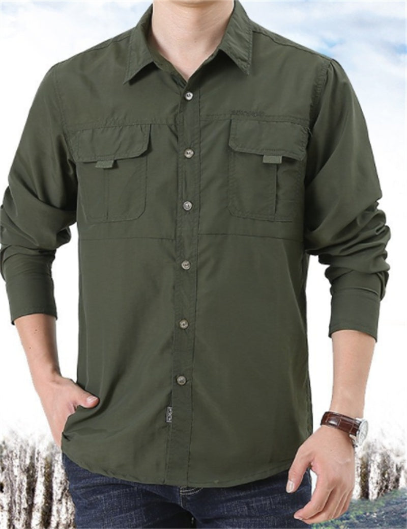 Losvallend heren shirt met lange mouwen - Eriksøn