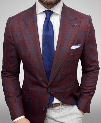 Geruite blazer heren - Wander
