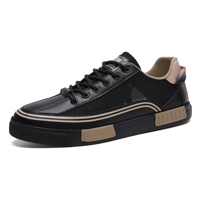 Anton | Sneaker heren met Groene accenten