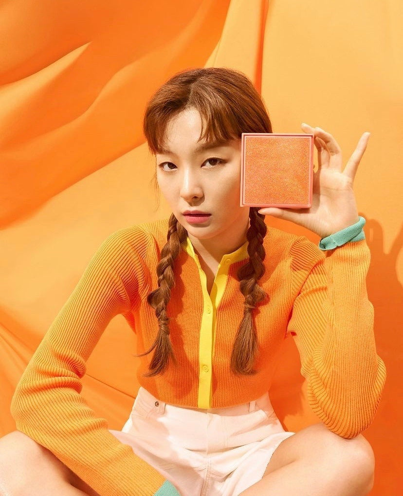 Orange crop top for women - Mirthe