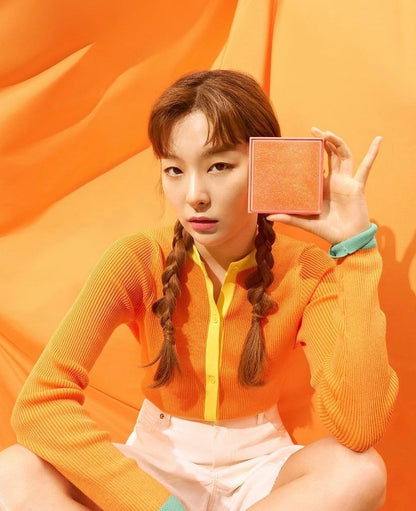 Orange crop top for women - Mirthe