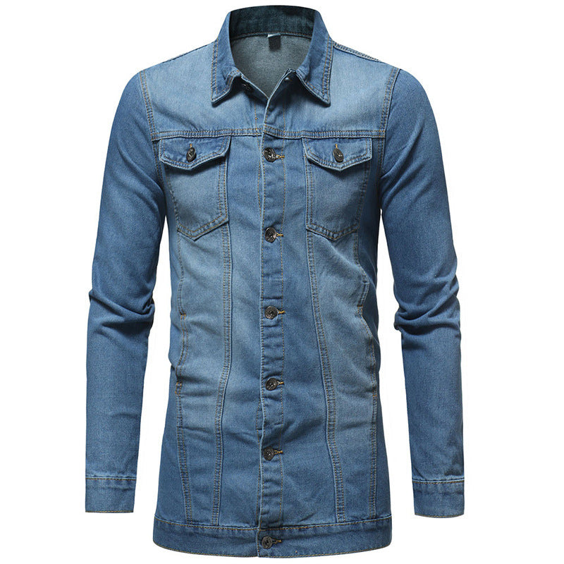 Heren denim jack lang - Bjørn