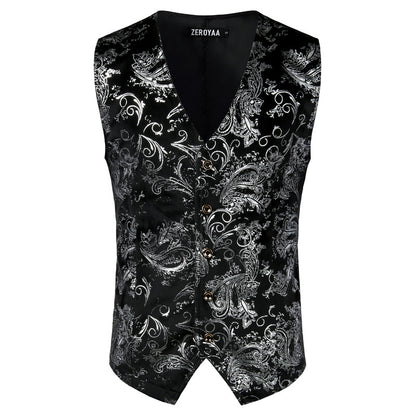 Goudkleurig steampunk heren vest - Otto