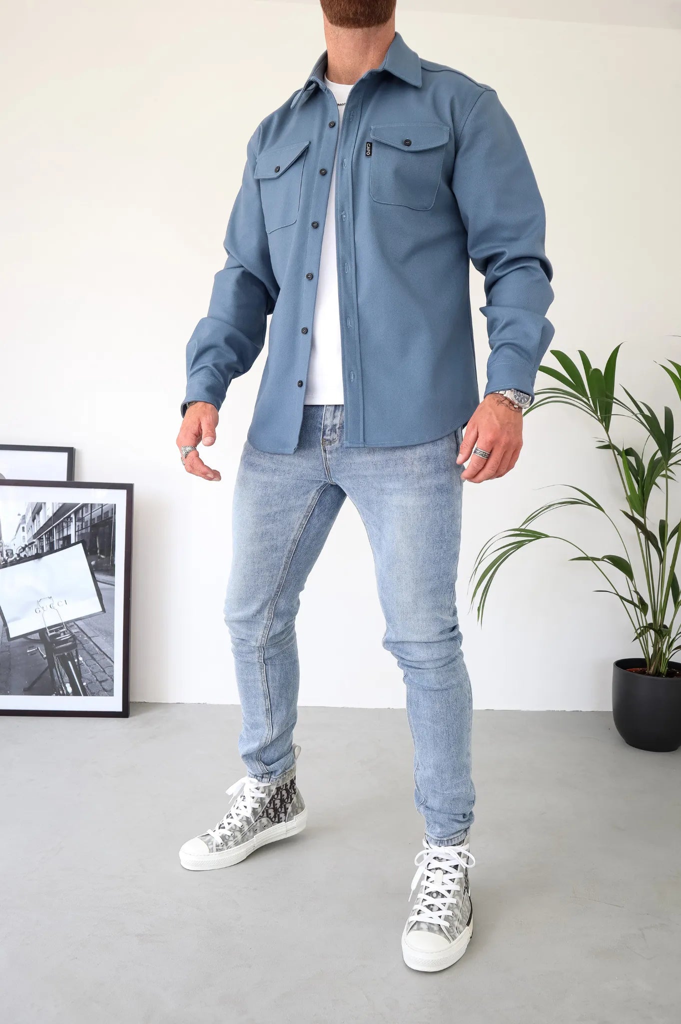 Moderne overhemd jas voor heren - Maxes