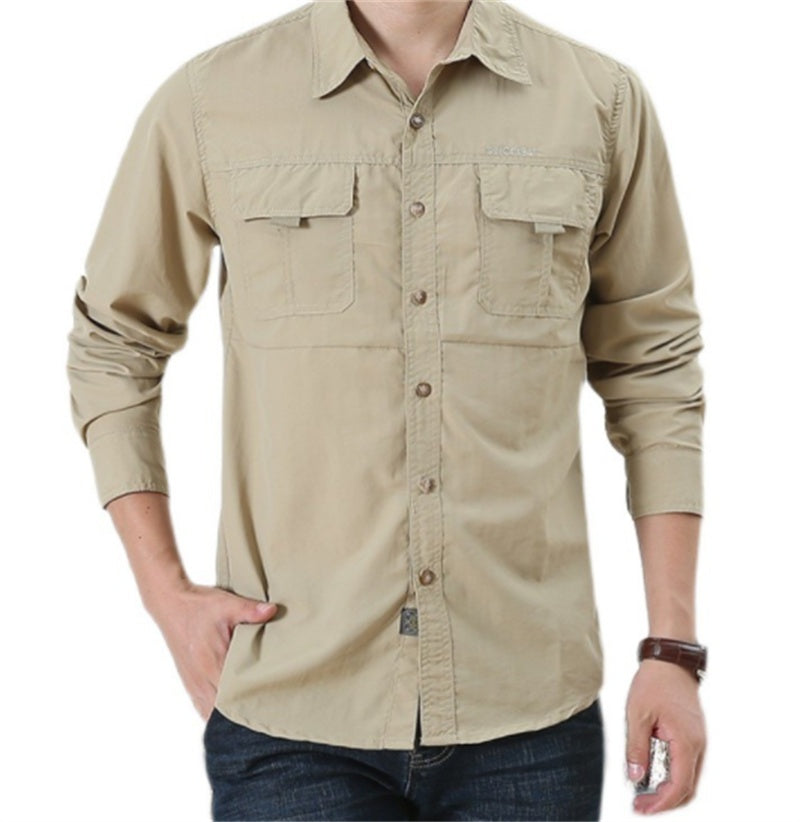 Losvallend heren shirt met lange mouwen - Eriksøn