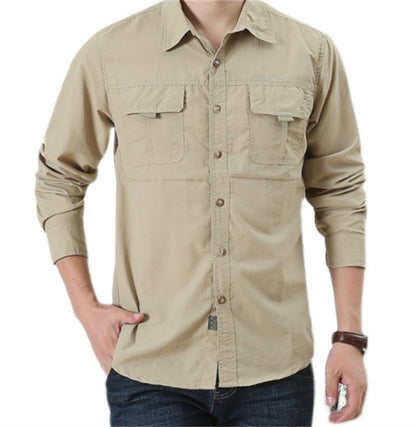 Losvallend heren shirt met lange mouwen - Eriksøn