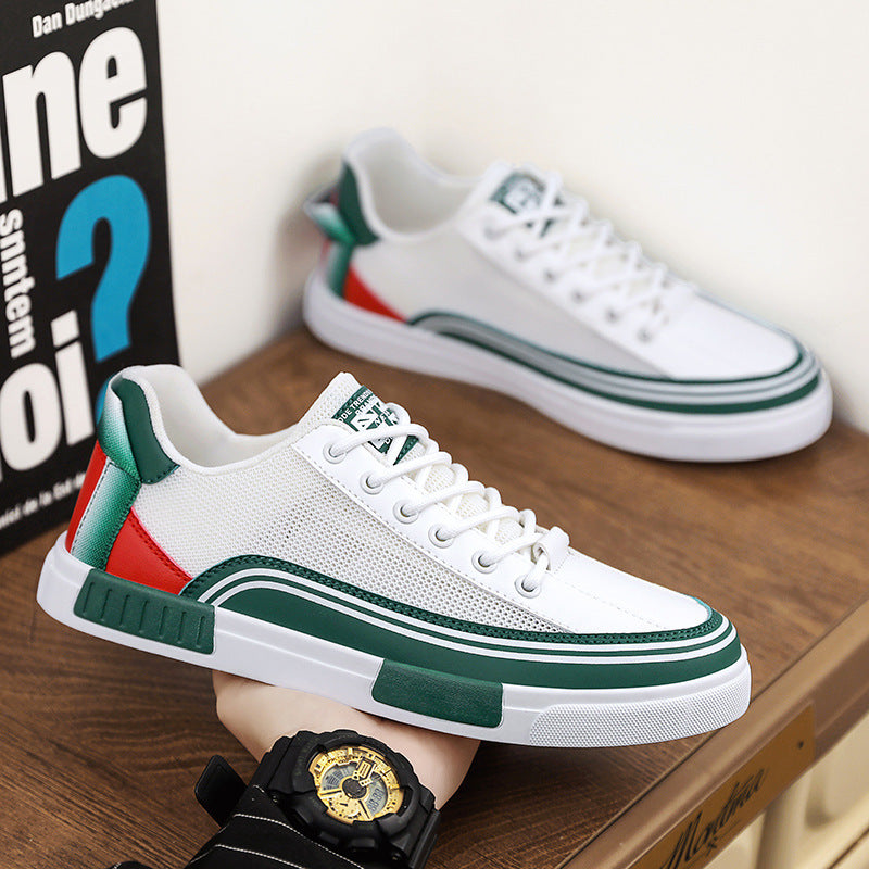 Anton | Sneaker heren met Groene accenten