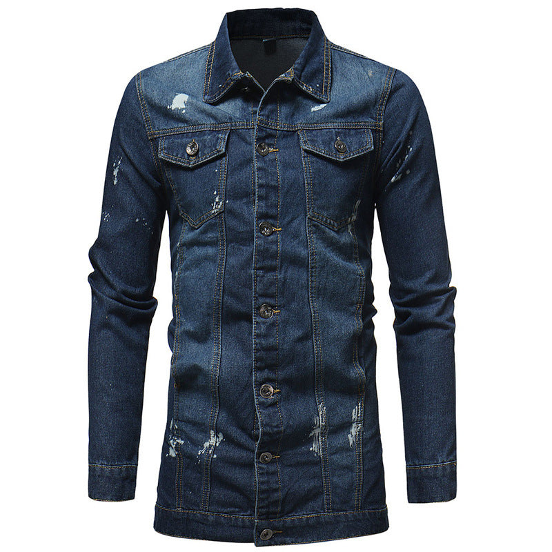 Heren denim jack lang - Bjørn