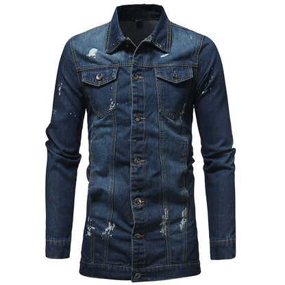 Heren denim jack lang - Bjørn