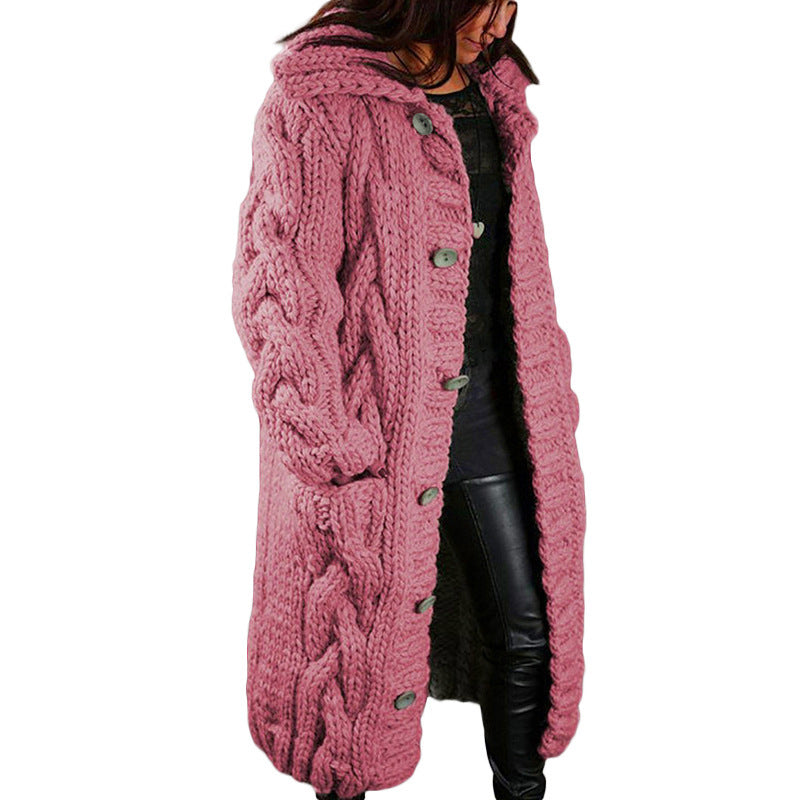Casual warm gewoven vest dames - Anette