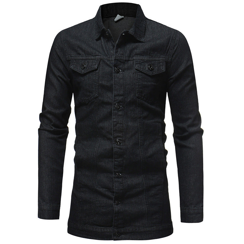 Heren denim jack lang - Bjørn