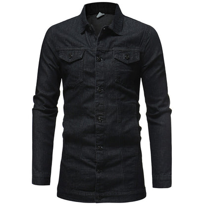 Heren denim jack lang - Bjørn