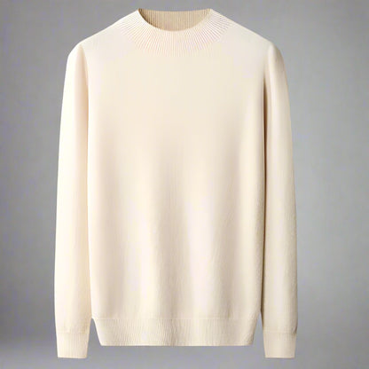 Luxe heren trui met halve kraag - Ralph