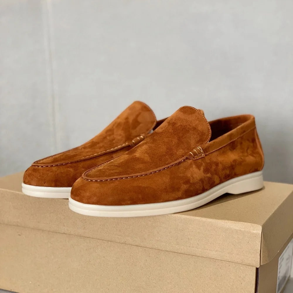 Loafers gemaakt van suède leer - Finn