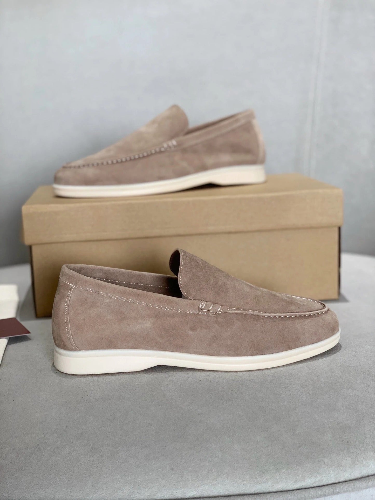 Loafers gemaakt van suède leer - Finn